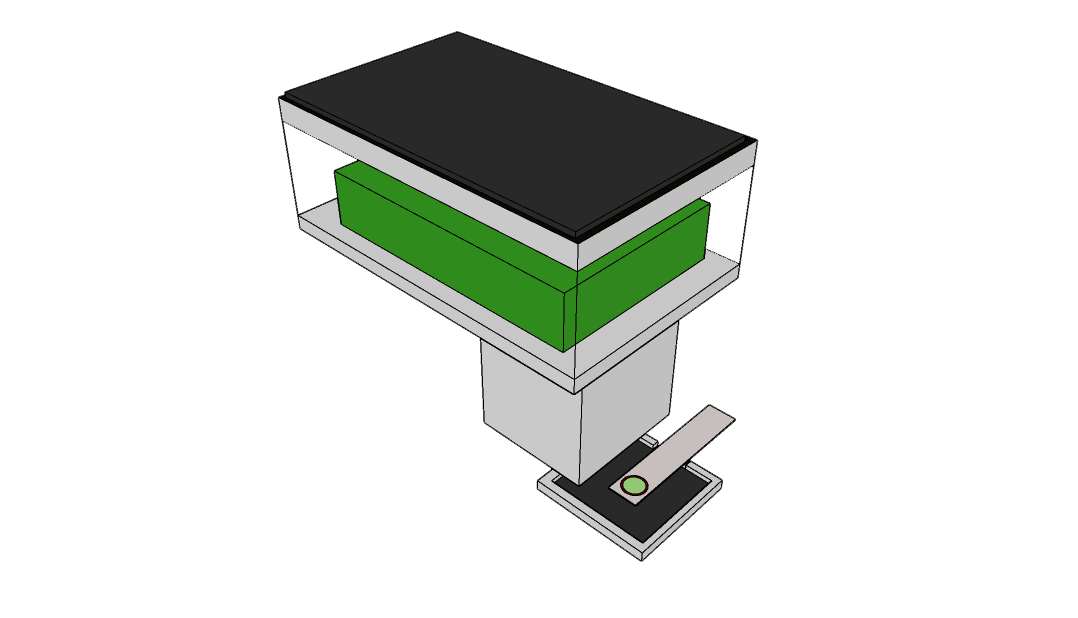 Block diagram of the 3D-printed optical sensing system enclosure